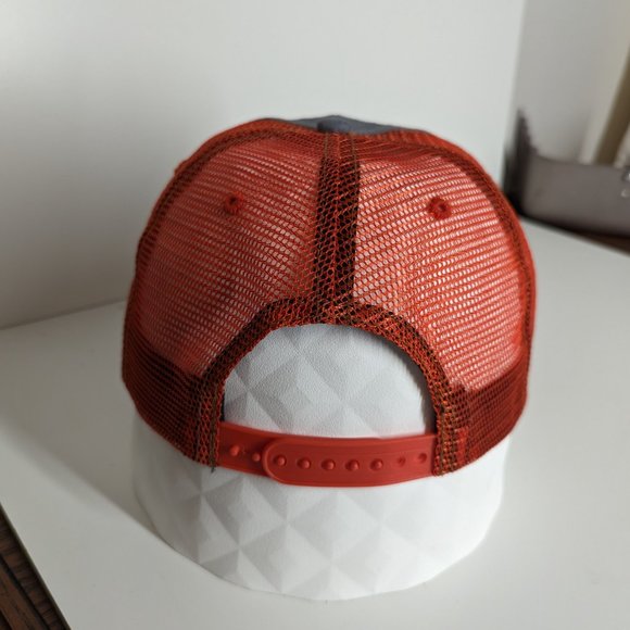 Von Dutch Classic Trucker Hat - NWT - Burnt Orange and Grey - Picture 5 of 12